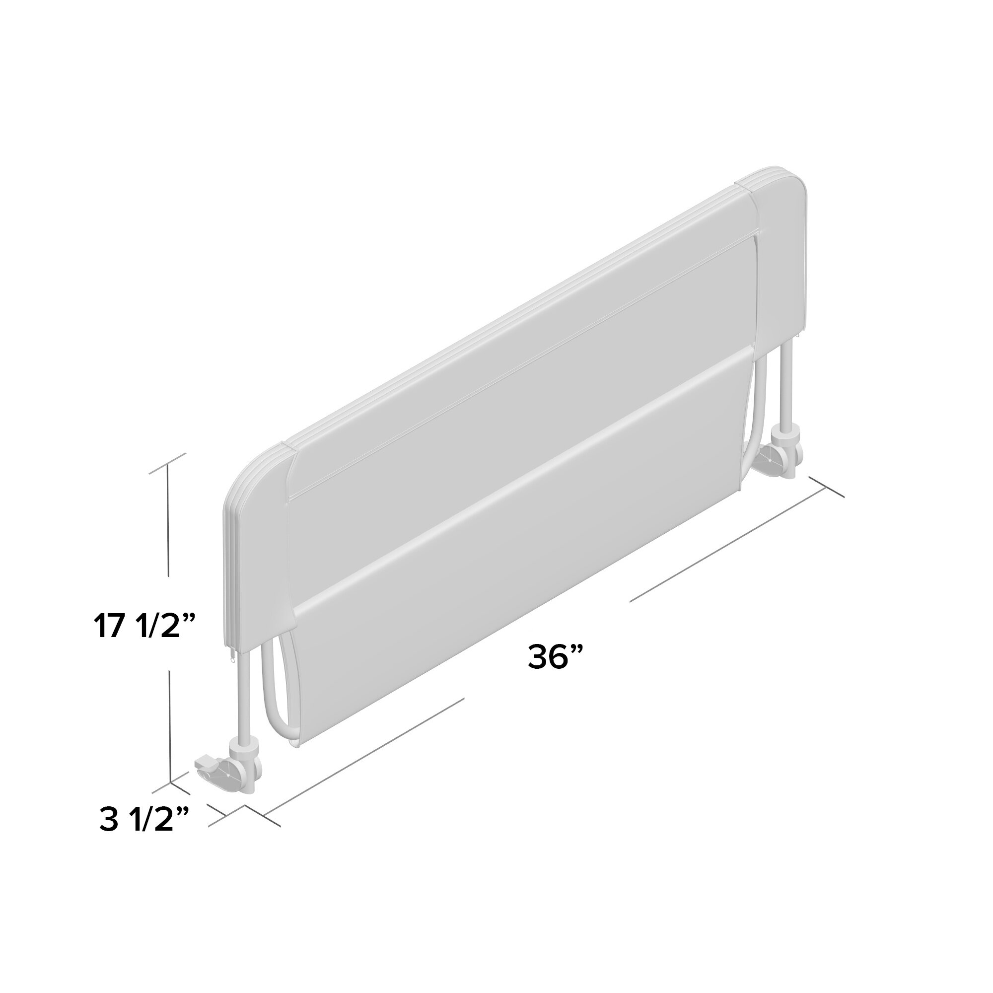 Harriet Bee Bridgett Safe Sleeper Fold Down Bed Rail Reviews