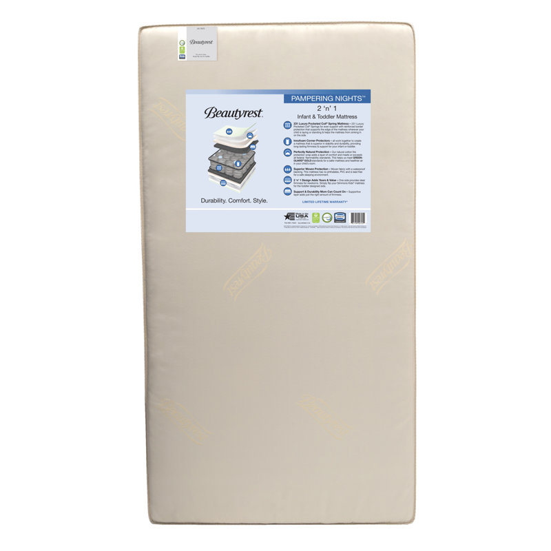 Simmons Kids Beautyrest 2 Stage Waterproof Standard Crib Mattress Reviews Wayfair