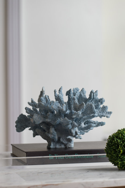 Beachcrest Home Coastal Plastic Decorative Coral Sculpture & Reviews Wayfair