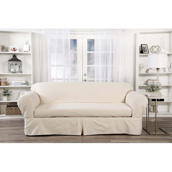 Box Cushion Sofa Slipcover by Darby Home Co