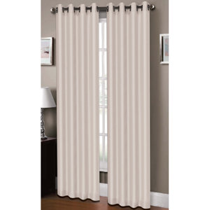 Raphael Solid Sheer Curtain Panels (Set of 2)