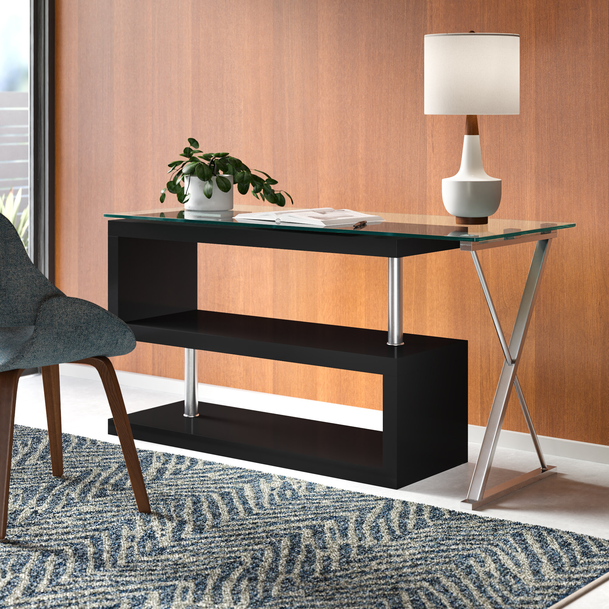 Pivot L Shape Credenza Desk Reviews Allmodern