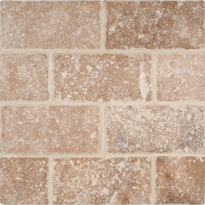 Tuscany Walnut 3 X 6 Travertine Subway Tile Tuscany Walnut 3 X 6 Travertine Subway Tile