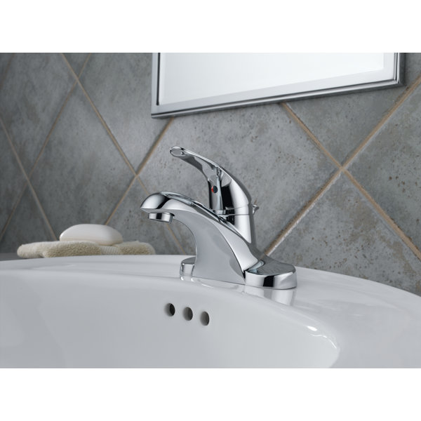 Foundations Centerset Bathroom Faucet with Drain A