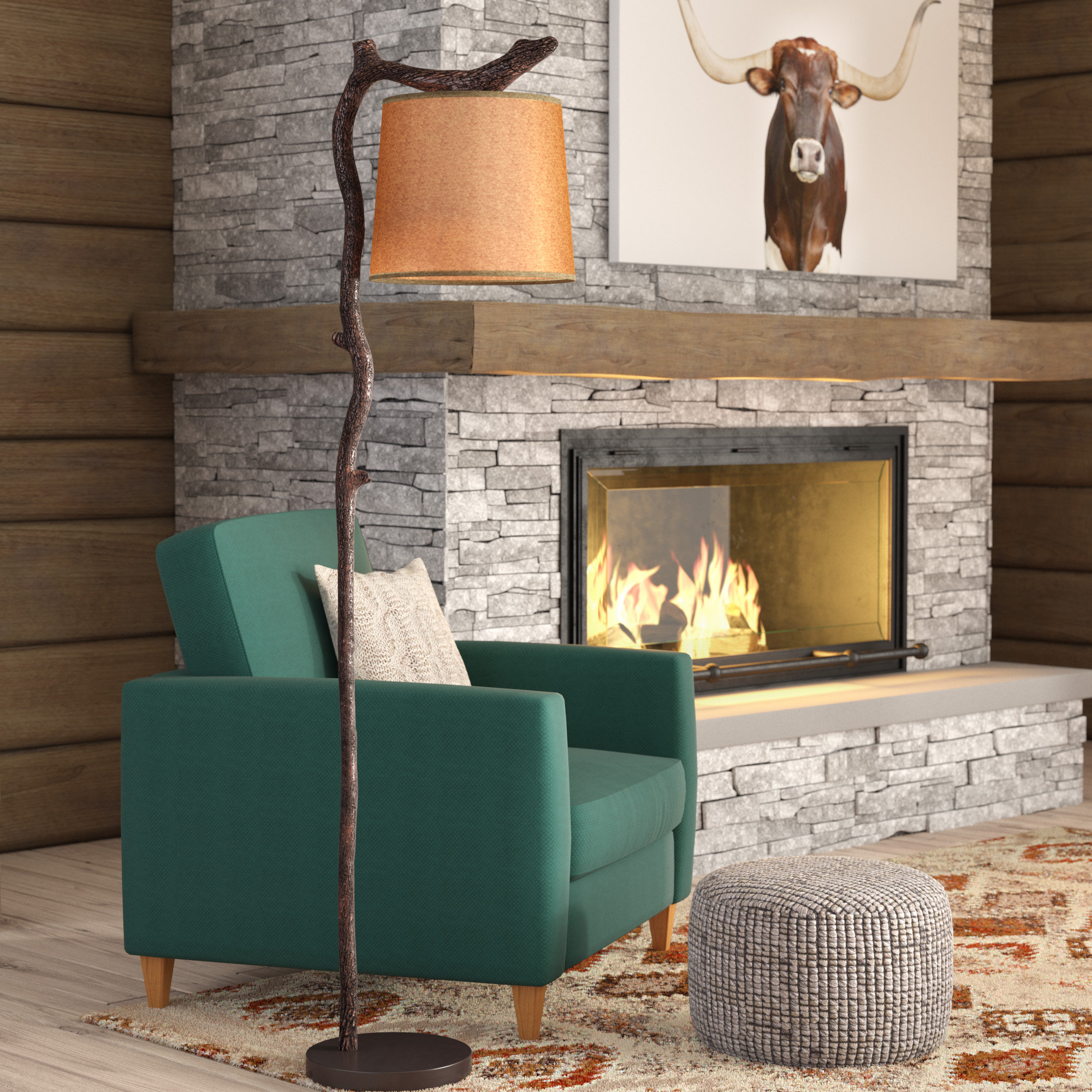 Loon Peak Wadlington Overhang 61 Task Floor Lamp Reviews Wayfair