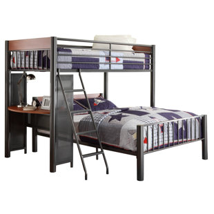 Modern Bunk Beds Allmodern Division Twin Over Full L Shaped Bunk Bed