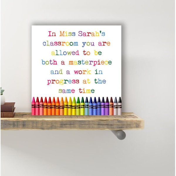 Teacher Classroom Wall Decor Wayfair