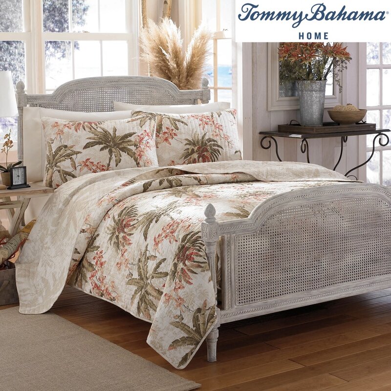Tommy Bahama Home Bonny Cove Reversible Quilt Set Reviews Wayfair