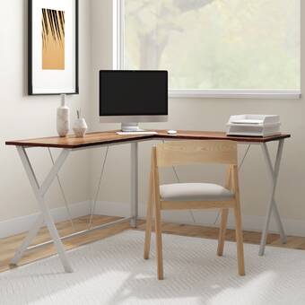 Ebern Designs Ormes L Shaped Computer Desk Reviews Wayfair