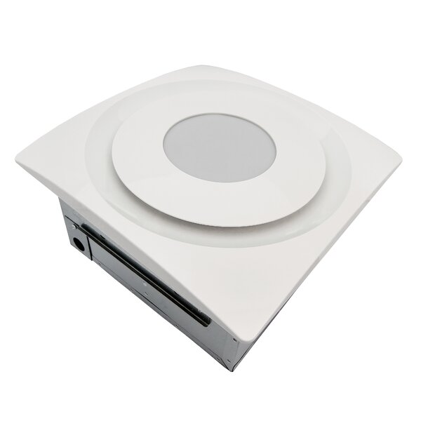 SlimFit 120 CFM Bathroom Fan with Light and Sensor by Aero Pure