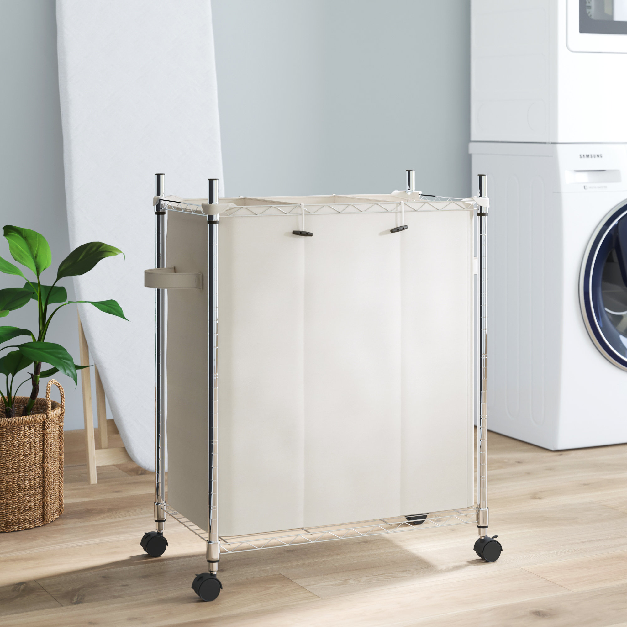 Dotted Line Laundry Sorter Reviews Wayfair Dotted Line Laundry Sorter Reviews