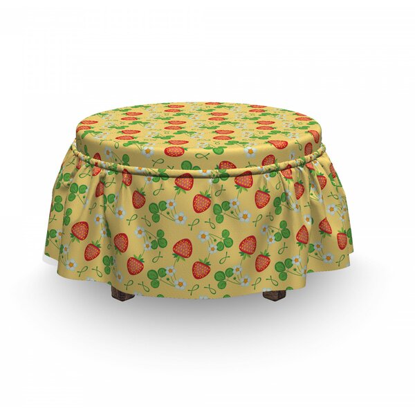 Healthy Summer Fruits Ottoman Slipcover (Set Of 2) By East Urban Home