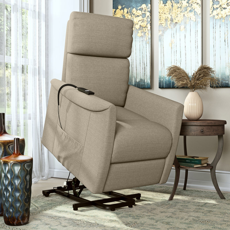 Latitude Run® Fauteuil inclinable électrique lève-personne de 24,5 po