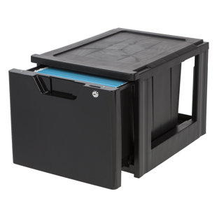Lateral File Cabinet On Wheels Wayfair 1 Drawer Lateral Filing Cabinet