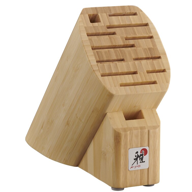 Miyabi 12 Slot Bamboo Knife Block Reviews Wayfair