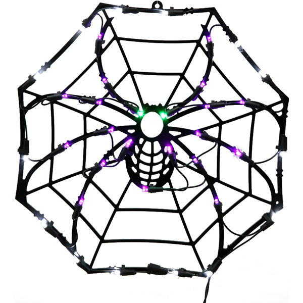 35Lt Fall Decor 35Lt LED Spider Web Window Décor by Vickerman
