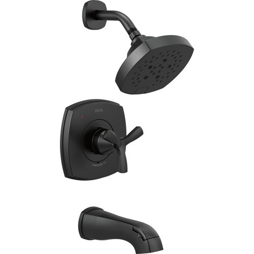 Delta Faucet T144766-BL 14 Series Tub and Shower Tub /& Shower Matte Black