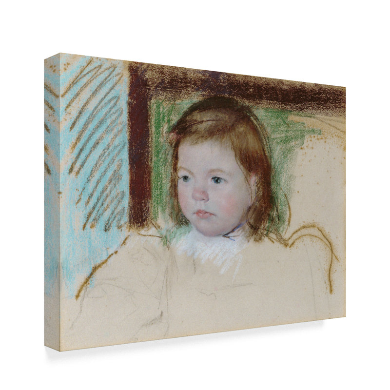 Trademark Art Ellen Mary Cassatt By Mary Cassatt Oil Painting