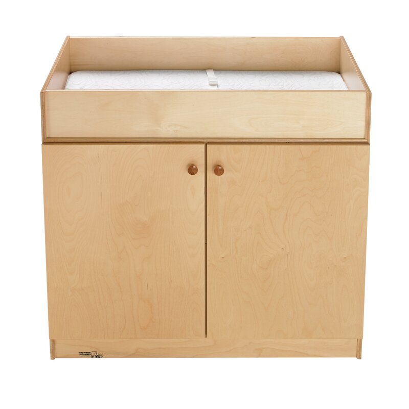 changing table with doors