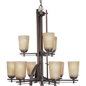 Arla 9-Light Shaded Chandelier