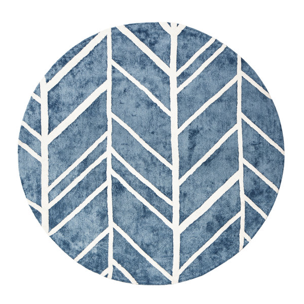 Castleberry Blue Area Rug by Brayden Studio