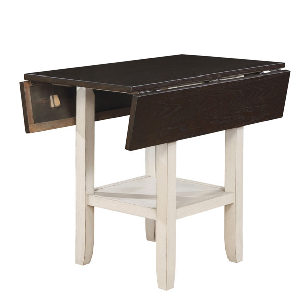 Darvell Dual Tone Solid Wood Pub Table By Rosalind Wheeler Modern