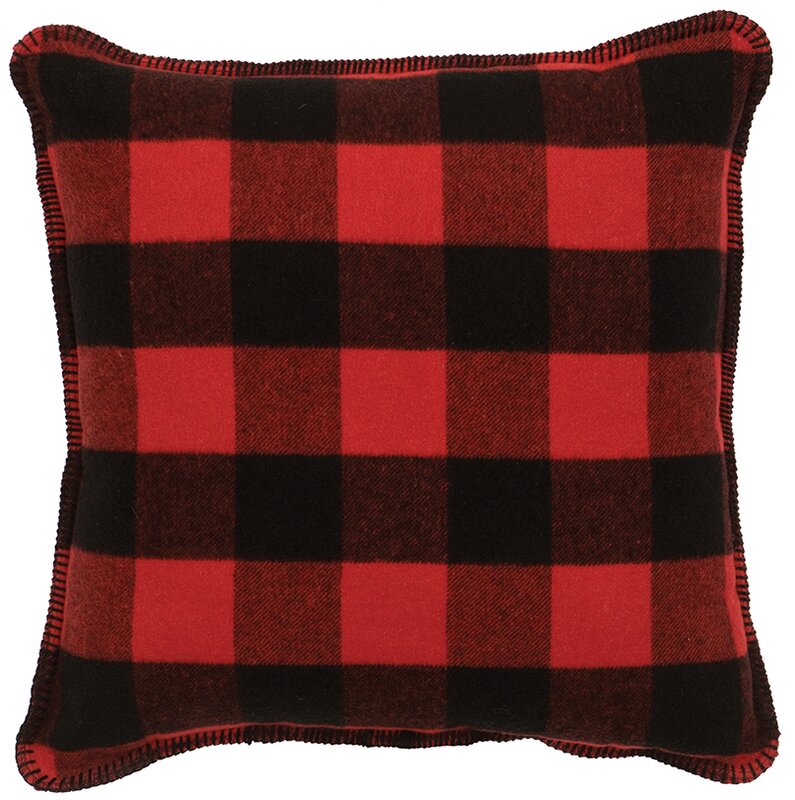 Cozy Christmas Decorations Vibes Hello Lovely   Buffalo Premier Plaid Throw Pillow 