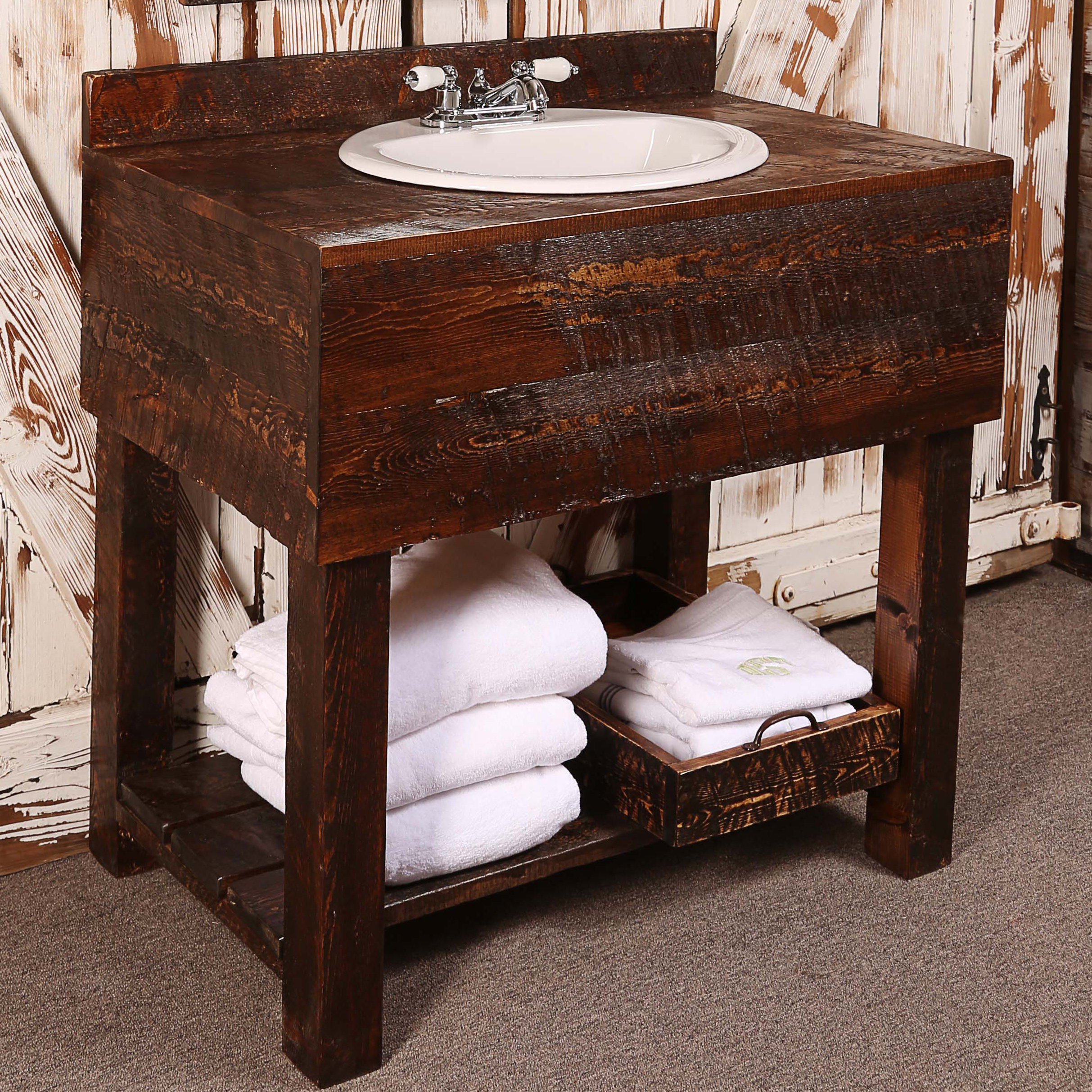 Doss 8" Single Bathroom Vanity Set Doss 8" Single Bathroom Vanity Set