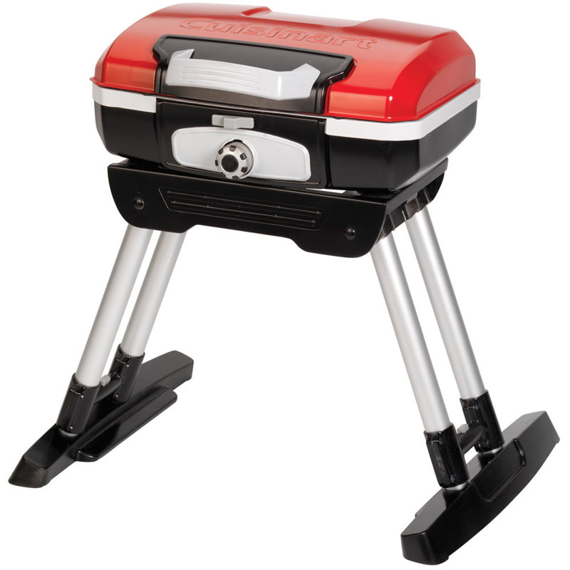 Cuisinart Petit Gourmet Portable Propane Gas Outdoor Grill with Versa