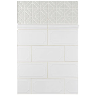 Daltile Ceramic Subway Wayfair Thira 4 X 8 Ceramic Subway Tile In Blanco