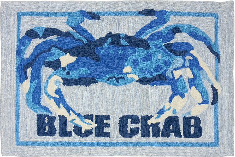 Breakwater Bay Orlando Crab Shack Light Gray Blue Area Rug Reviews Orlando Crab Shack Light Gray Blue Area Rug