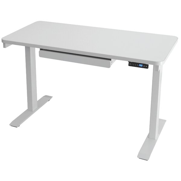 Ultra Slim Adjustable Standing Desk Black Sit To Stand Elevating