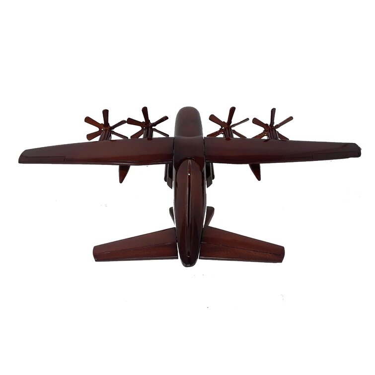 Winston Porter Stockdove Wooden C130 J Model 6 Blade Aircraft Model Wayfair