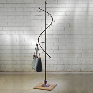 spiral handbag rack