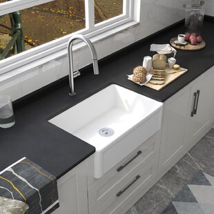 Farm Sink With Drain Board Wayfair