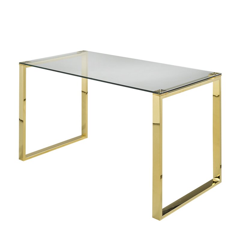 brock glass desk