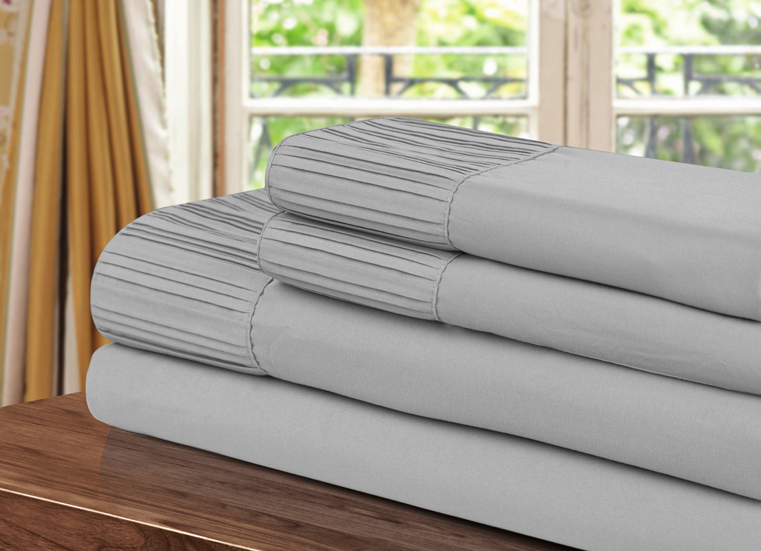 Chic Home Pleated Sheet Set & Reviews Wayfair.ca