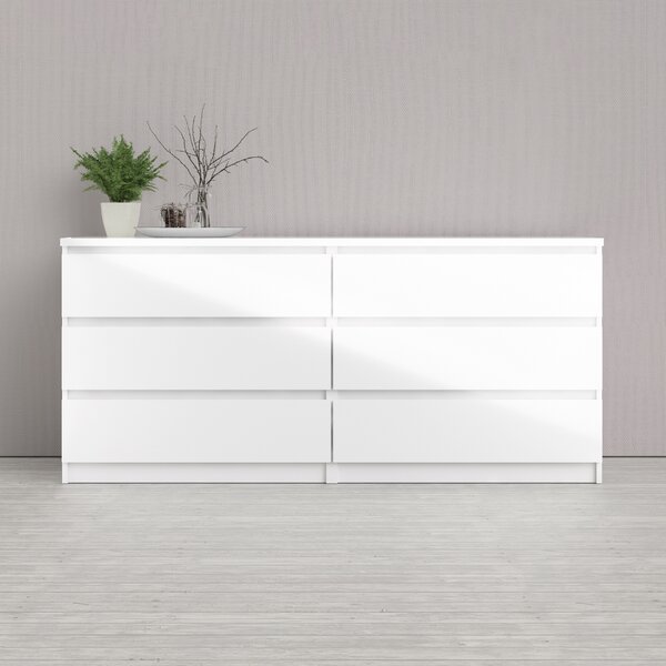 White High Gloss Dresser Wayfair