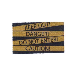 Danger Do Not Enter Doormat