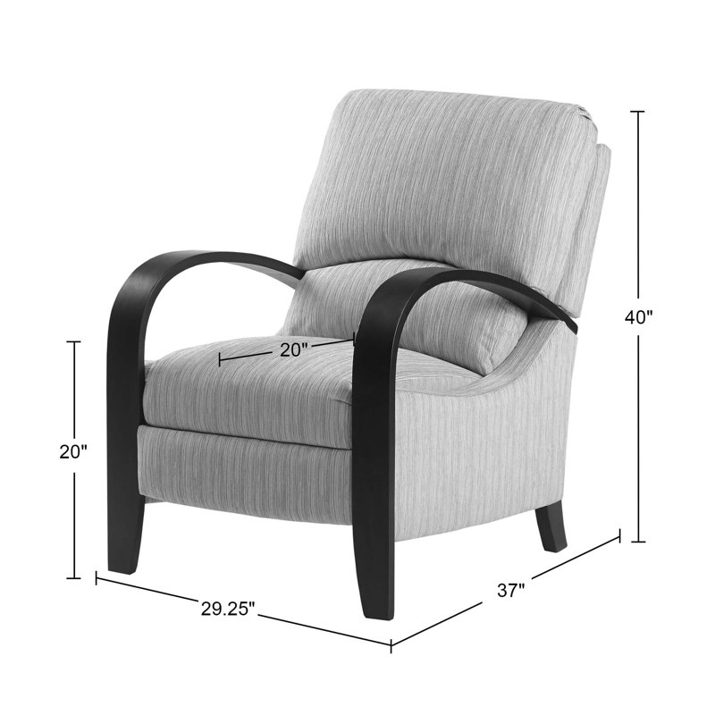 Madison Park Archdale Bent Arm Recliner & Reviews Wayfair
