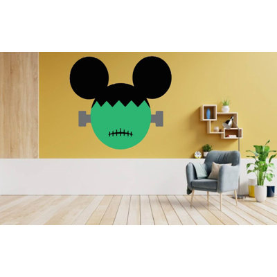 Frankenstein Mickey Mouse Vinyl Wall Decal Design With Vinyl Size 40 H x 40 W