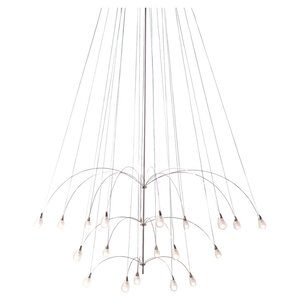 Teardrop Twilight 20-Light Waterfall Chandelier