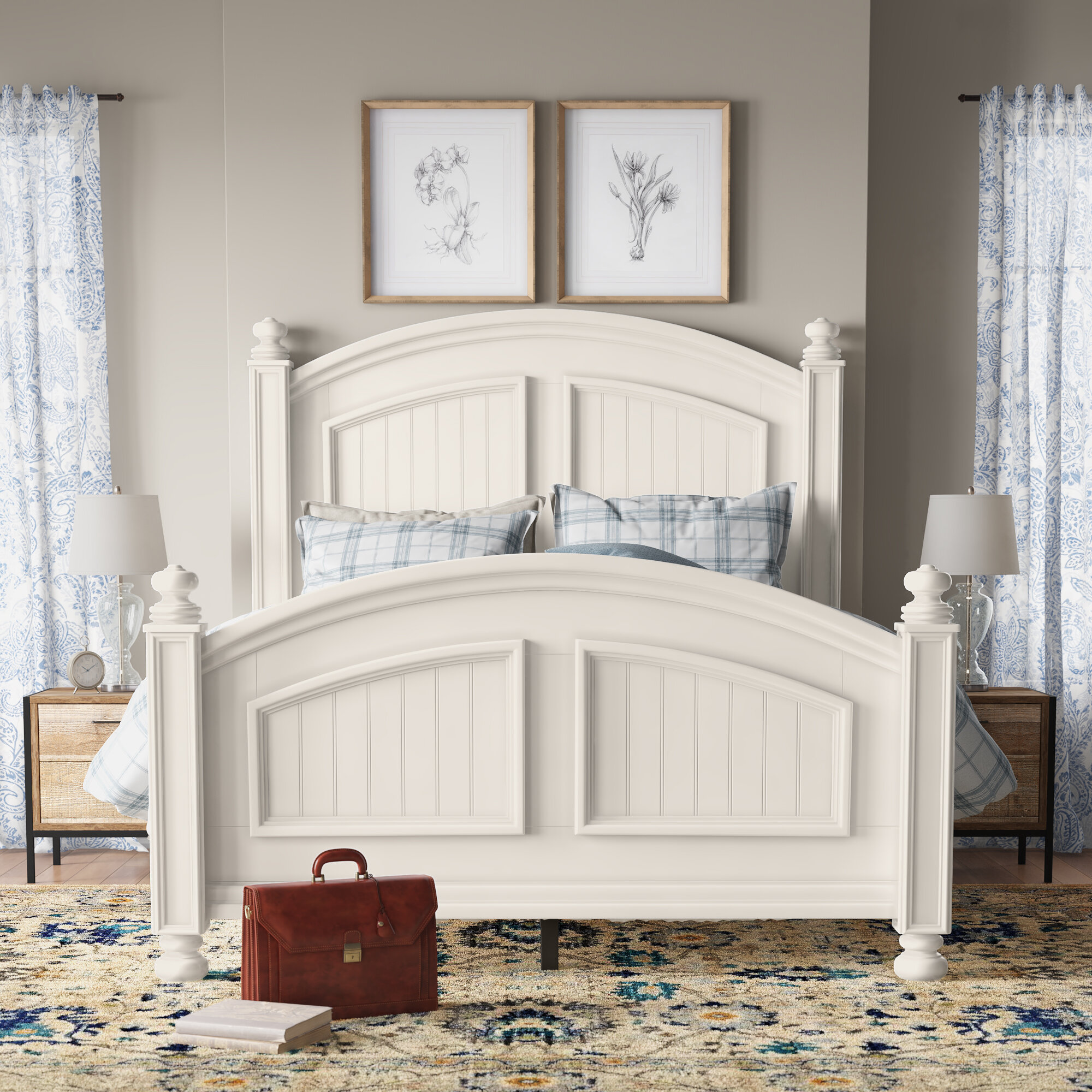 Three Posts Reggie Standard Bed Reviews Wayfair Ca