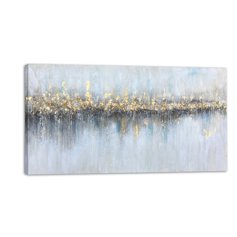 Mercer41 Glowing From Afar Oil Painting Print On Wrapped Canvas Reviews Wayfair