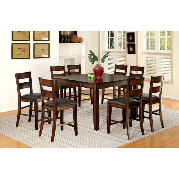 Maliana 9 Piece Counter Height Extendable Dining Set By Latitude Run Best Choices