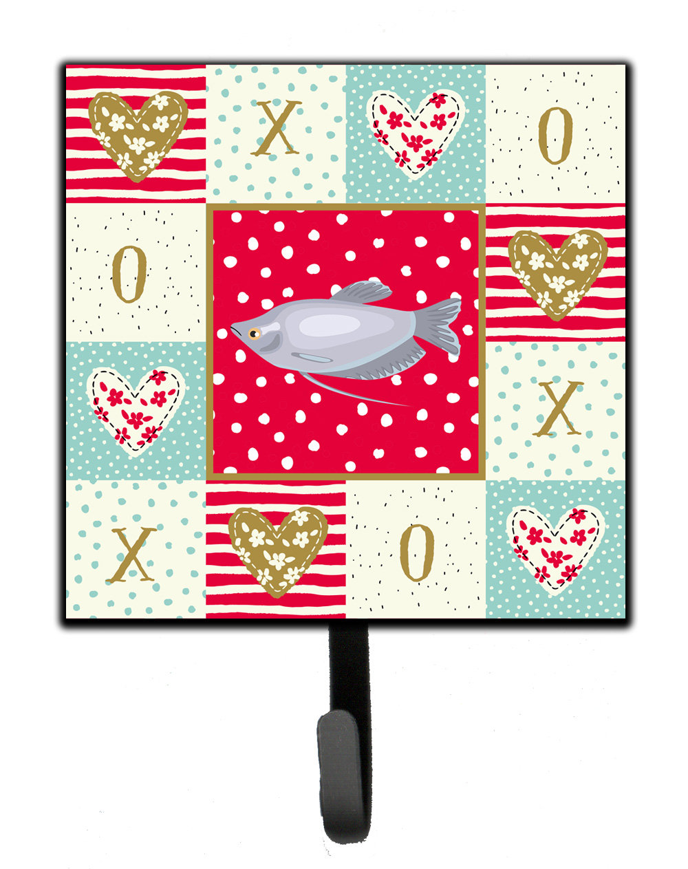 The Holiday Aisle Anselmo Moonlight Gourami Love Wall Key Organizer With Key Hooks Wayfair