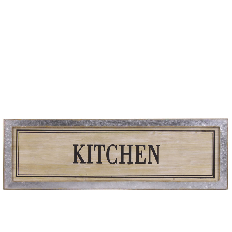 Charlton Home Wooden Alphabet Kitchen Wall Decor Wayfair