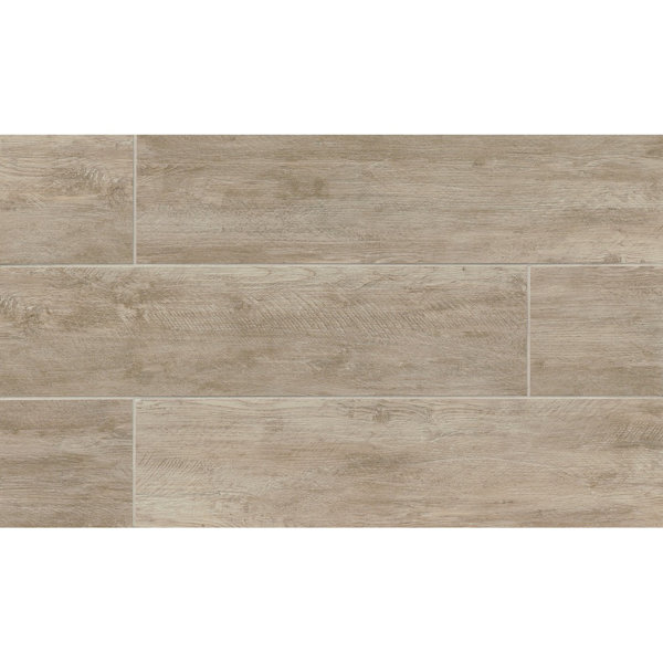 Santa Monica 8 x 36 Porcelain Wood Tile in Pico by Grayson Martin