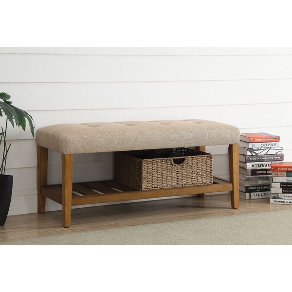 Laderas Shelves Storage Bench By Ivy Bronx Modern Benches For