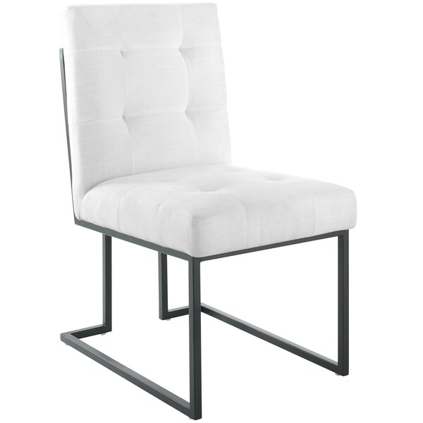 Kirstie Tufted Upholstered Metal Side Chair (Set Of 2) By Orren Ellis